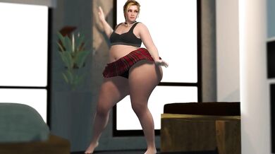 Weight Gain Pear - Teen Grows into a Sexy PAWG