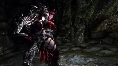 skyrim red Dragon Queen Alexstrasza troll sex