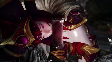 skyrim red Dragon Queen Alexstrasza troll sex