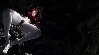 skyrim red Dragon Queen Alexstrasza troll sex