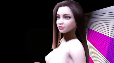 Cute Giantess and Her Little Man Play with Giant Growing Boobs