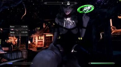 Skyrim: Succubus Ahri Fucks Heimskr to death in whiterun