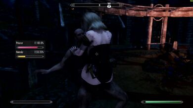 Skyrim: Succubus Ahri Fucks Heimskr to death in whiterun