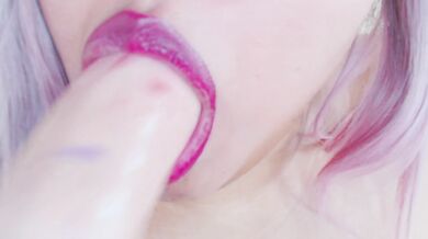 Messy Lipstick Blowjob