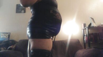 Max Air Inflation in Sexy Tight Dress