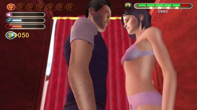 Sex in the fitting room with the boss secretary [Game Video]
