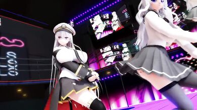 MMD R18 Kiss me sex dance show