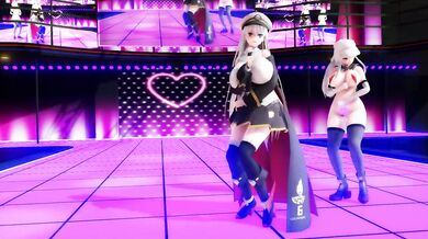 MMD R18 Kiss me sex dance show