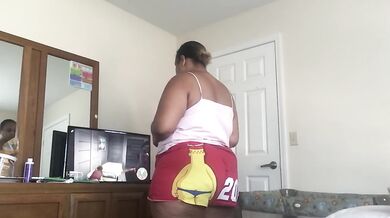 Playing with myself in the boyshorts while smoking Nd playing ps4