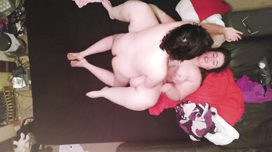 Birdseye view of a passionate missionary fuck