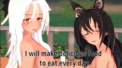 Special night with fox girls [3D Hentai] [koikatsu]