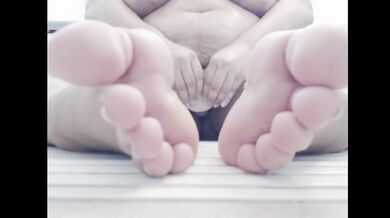 BBW Feet Fetish and Orgasm.