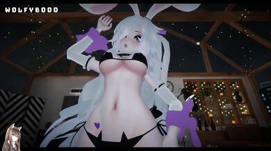 Cute Sexy Bunny Girl Dancing On You POV