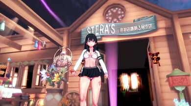 [MMD]Takarada Rikka-Cat Food[by maro-chan]