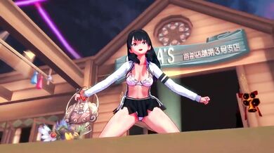 [MMD]Takarada Rikka-Cat Food[by maro-chan]