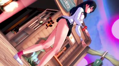 [MMD]Takarada Rikka-Cat Food[by maro-chan]