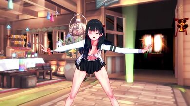 [MMD]Takarada Rikka-Cat Food[by maro-chan]
