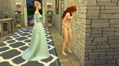 Ariel CAUGHT masturbating by Cinderella