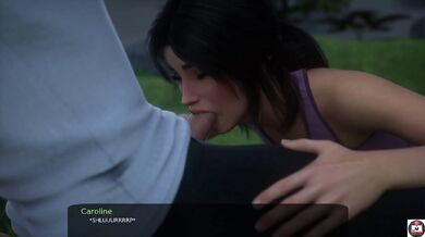 MILF CITY (PT 22) - Blowjob by Moonlight - CAROLINE