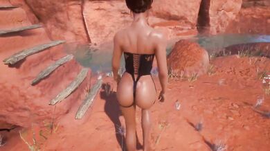 Prostitute fucks both guys, gets cum, and double facial (Wild Life game)