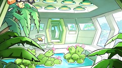 SPACE RESCUE CODE PINK 4.5: SAUNA JOY WITH RED HEAD TEENS