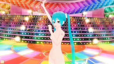 (3D Hentai) Hatsune Miku sings and dance naked (はつね ミク、, 初音 ミク, Vocaloid)