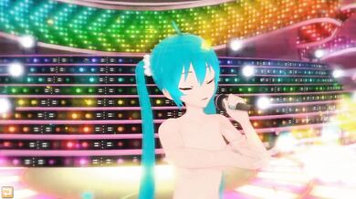 (3D Hentai) Hatsune Miku sings and dance naked (はつね ミク、, 初音 ミク, Vocaloid)