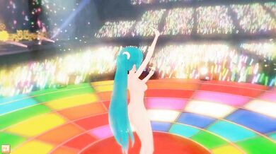 (3D Hentai) Hatsune Miku sings and dance naked (はつね ミク、, 初音 ミク, Vocaloid)