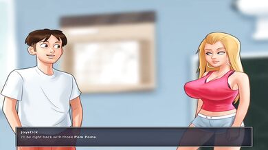 Summer Time Saga (PT 7) - Gave the science teacher 5 Orgasms in class