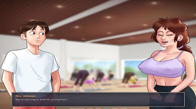 SUMMERTIME SAGA (PT 54) - Neighbor is a yoga instructor -Ms Johnson Route