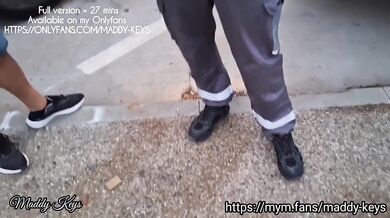 Maddy Kes - J just offered this truck driver a on camera! He fucked me in front of his colleague