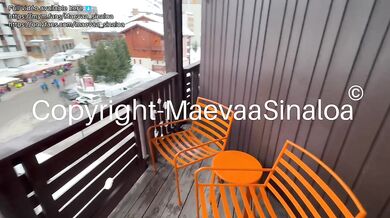 Maevaa Sinaloa - VLOG PORN - I get fucked on the balcony of a hotel in full view of everyone