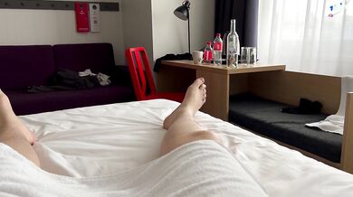 Sexy cleaner at the hotel came to clean the room (WITH CONVERSATIONS)