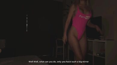 Close your eyes, I will show you a surprise! - Horny stepsister