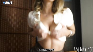 I love fucking my boss. He always covers me with his hot cum. POV VIRTUAL SEX