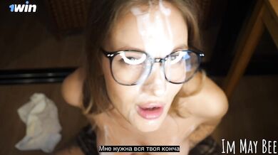 I love fucking my boss. He always covers me with his hot cum. POV VIRTUAL SEX