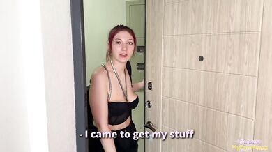 My ex came to pick up her stuff and got fucked hard - LikaBusy