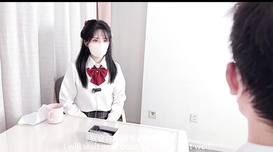 Special treatment for female college students.Fernal doctor cum into JK senior sister's small pussy
