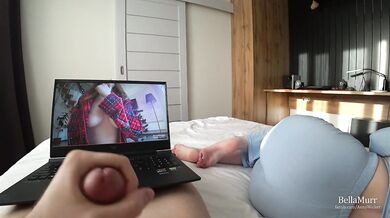 Watching Porn With My Stepsister And Fucking Her - Anny Walker