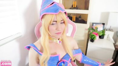 Dark Magician Girl Swallow Tiny Man (YUGIOH)