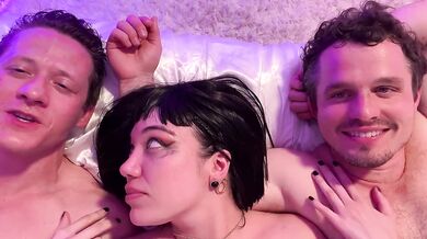 DOUBLE TROUBLE | Little Puck's 1st BBG with Double Vag & BTS With Shawn Alff and Robby Apples