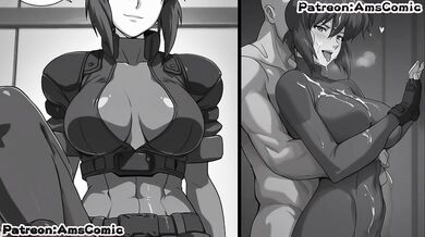 Ghost in the Shell Hentai Comic Ep.001 - Big Tits Motoko Kusanagi Blow Job Hand Job hentai by amscomic