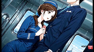 Hentai - Sheila flight attendant Pic Collection