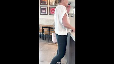 Public Masturbating and Braless Errands Then PIssed on Floor