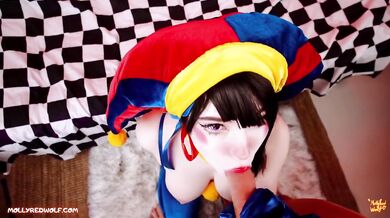 The Amazing Digital Circus. Pomni Will Make You Cum - MollyRedWolf