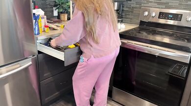 My mom sent me a big-assed milf again to fuck me.