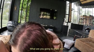 Sexy student gives his teacher a HOT lesson