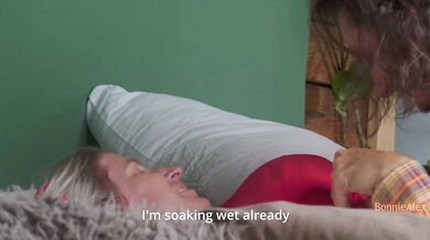 A Real Couple Making Love at Home - awkwardness, laughter, kissing, toys and orgasms