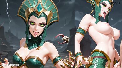 Big Tits Cassiopeia hentai from League Of Legends hentai by ToonFunPool