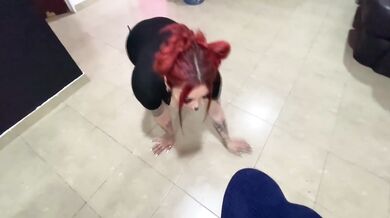 She Disguises As A Kitten For A Halloween Party And Her Friend Fucks Her - Halloween Special